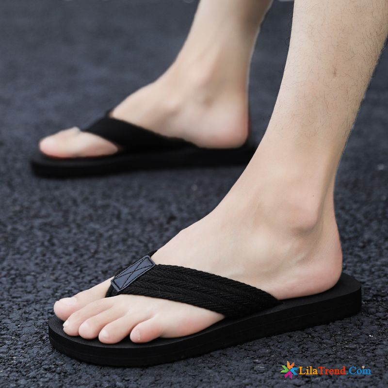 Herren Filzhausschuhe Mode Flip Flops Sommer Outwear Rutschsicher Kaufen