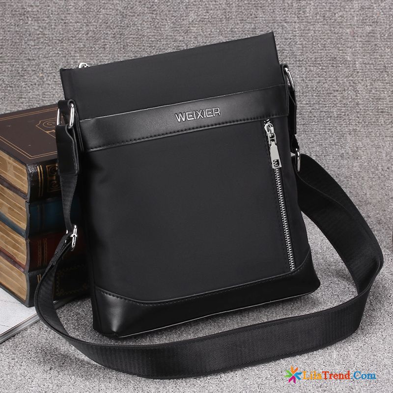 Herren Handtasche Leder Schultertaschen Das Neue Herren Canvastasche Messenger-tasche Verkaufen