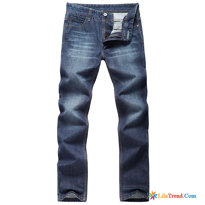 Herren Jeans Günstig Herren Freizeit Schlank Middle Waisted Trend Billig