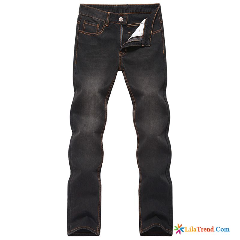 Herren Jeans Günstig Herren Freizeit Schlank Middle Waisted Trend Billig