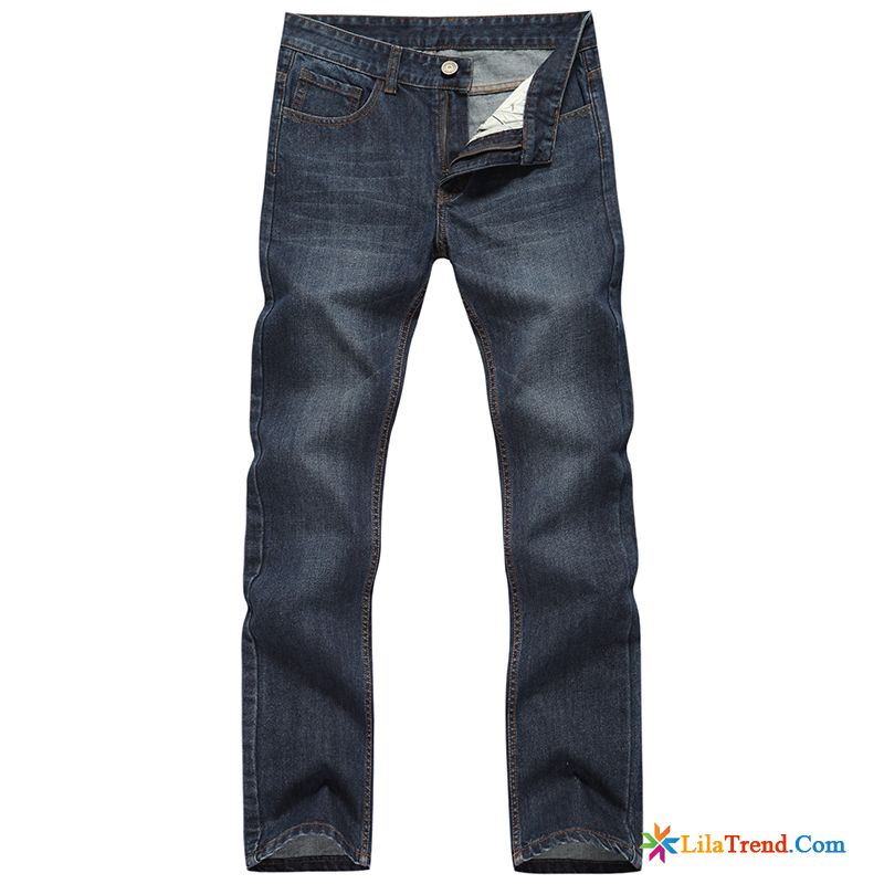 Herren Jeans Günstig Herren Freizeit Schlank Middle Waisted Trend Billig