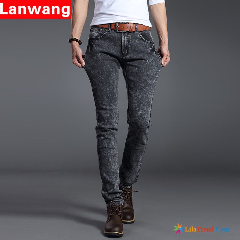 Herren Jeans Mit Rissen Hose Neu Schlank Jeans Elastisch Günstig