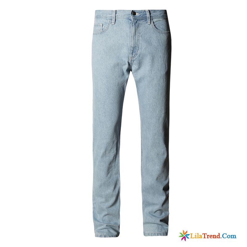 Herren Jeans Weiß Hose Rein Baumwolle Jeans Herren