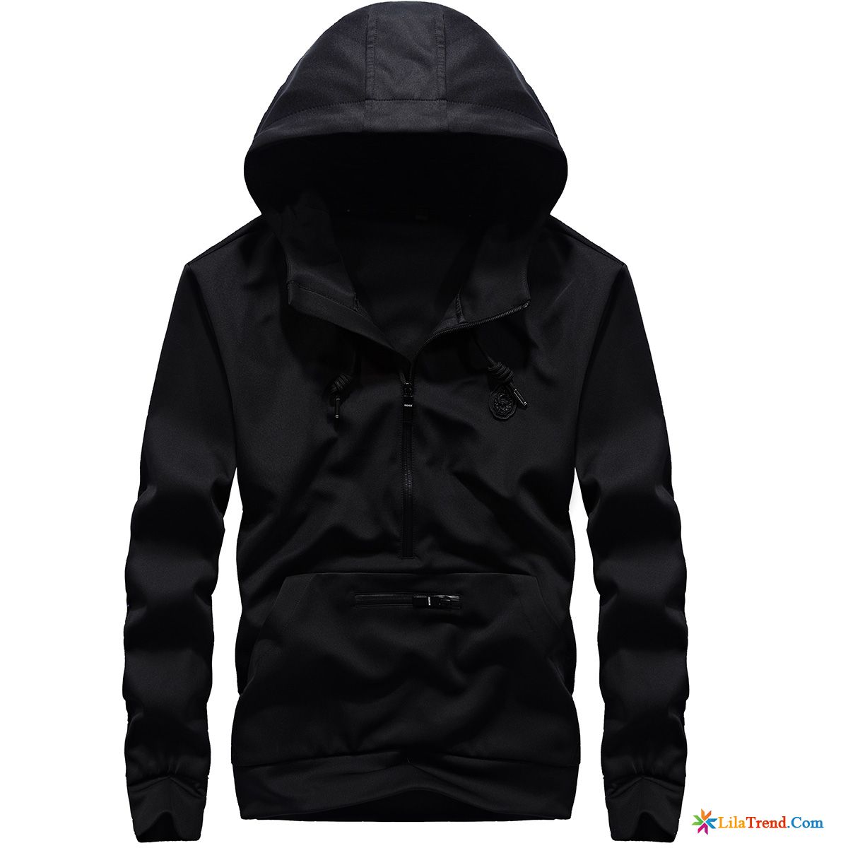 Herren Kapuzenpulli Hoher Kragen Hoodies Mantel Feder Mit Kapuze Trendmarke Kaufen