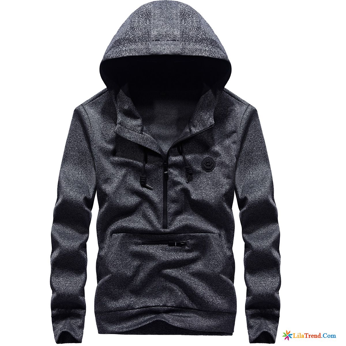 Herren Kapuzenpulli Hoher Kragen Hoodies Mantel Feder Mit Kapuze Trendmarke Kaufen