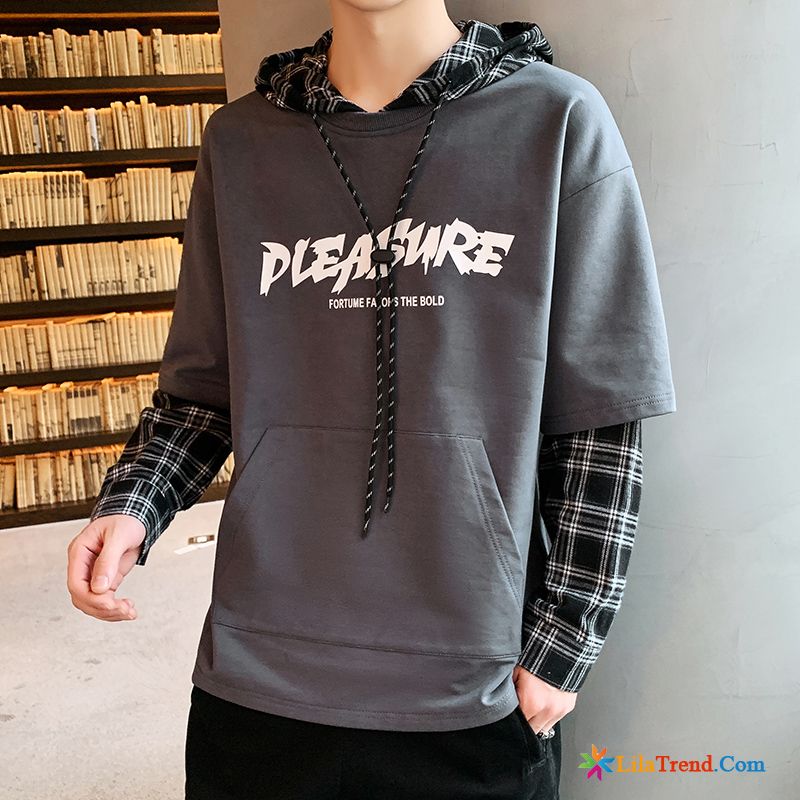 Herren Kapuzenpulli Merinowolle Herren Schüler Hoodies Herbst Lose Verkaufen