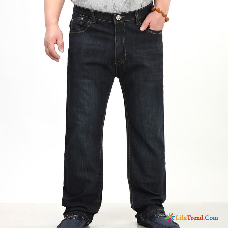 Herren Mode Jeans Herren Elastisch Große Größe Feder Herbst