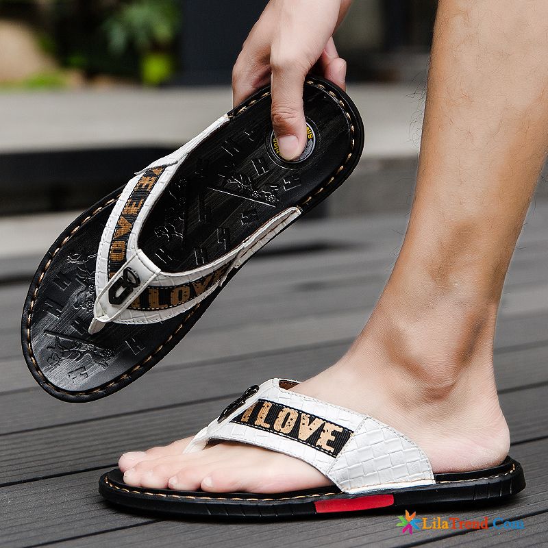 Herren Pantoletten Günstig Outwear Rutschsicher Neue Sandalen Sommer