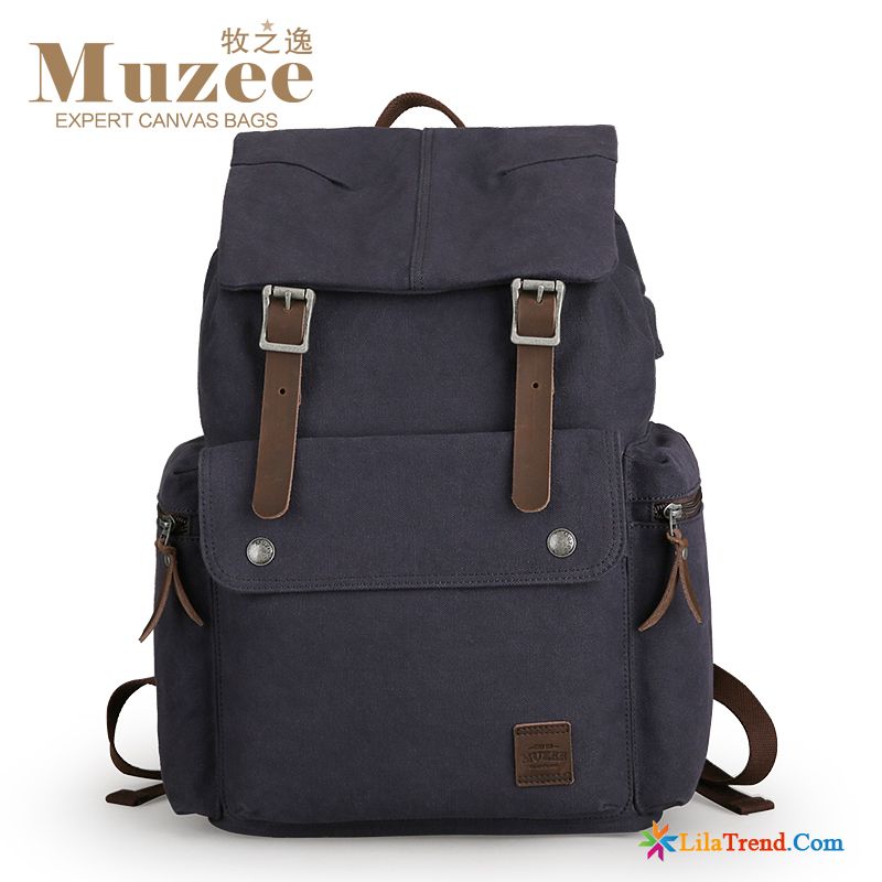 Herren Rucksäck Vintage Das Neue Rucksack Schulranzen Trend Laptoptasche Billig