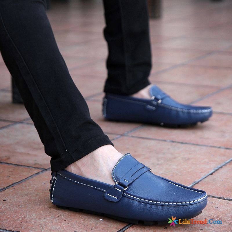 Herren Schnürschuhe Trend Casual Feder Mokassins Allgleiches Billig