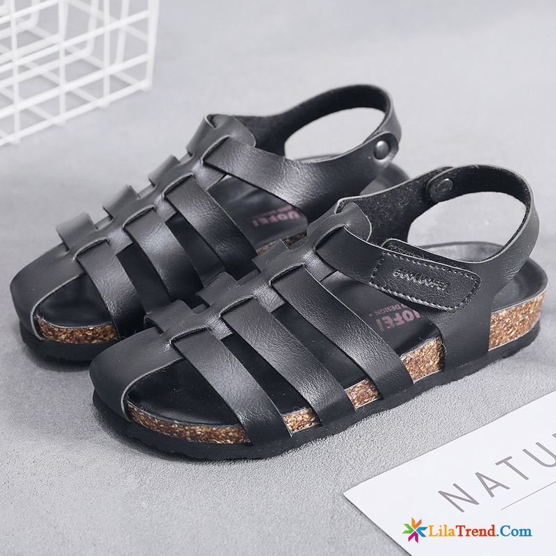 Herren Sport Sandalen Sommer Flache Damen Braun Schuhe Günstig