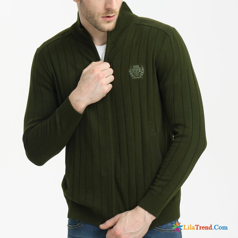 Herren Sweatshirt Günstig Strickjacke Lose Rein Dünn Baumwolle Kaufen