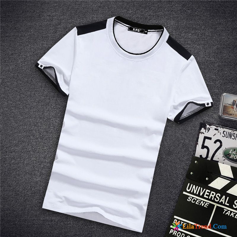 Herren T Shirt Grün Neu Sommer Rundausschnitt Herren Hülse