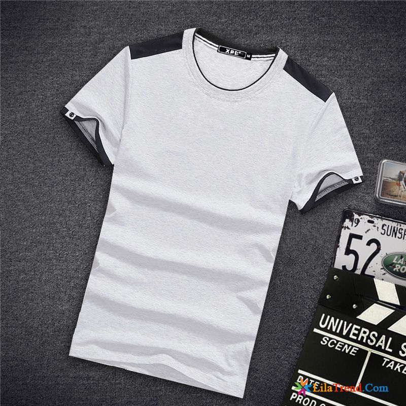 Herren T Shirt Grün Neu Sommer Rundausschnitt Herren Hülse