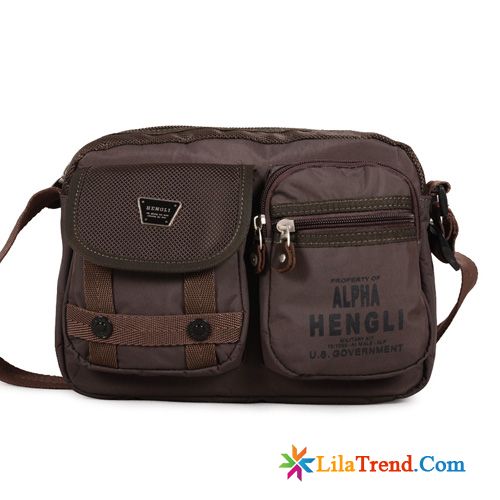 Herren Umhängetasche Schwarz Herren Klein Nylon Messenger-tasche Frau Sale