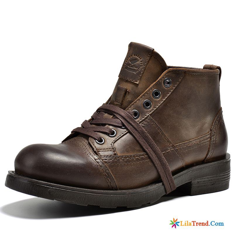 Herren Winterstiefel Mit Reissverschluss Schuhe Martin Trend Herbst Winter Günstig