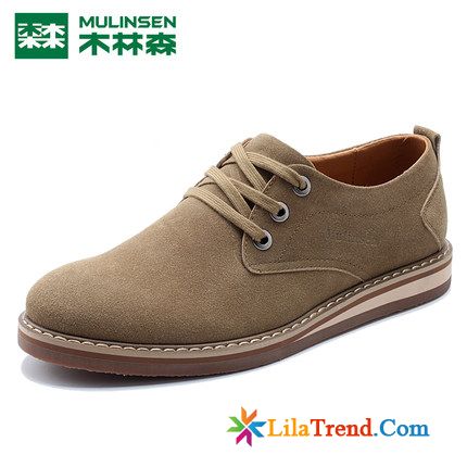 Herrenschuhe Ledersohle Wildleder Echtleder British Arbeitsschuhe Trend Verkaufen