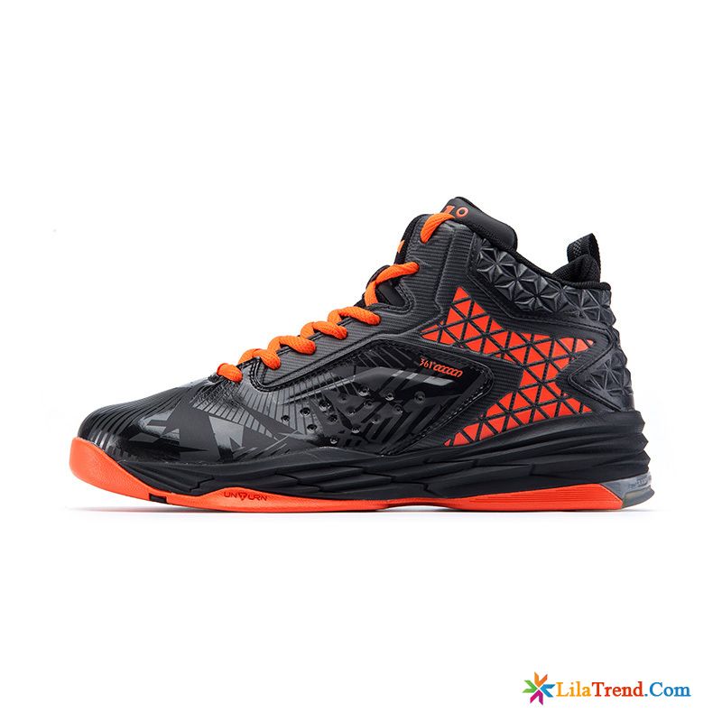 Herrenschuhe Wildleder Schwarz Herbst Hohe Basketball Cushioning Winter Kaufen