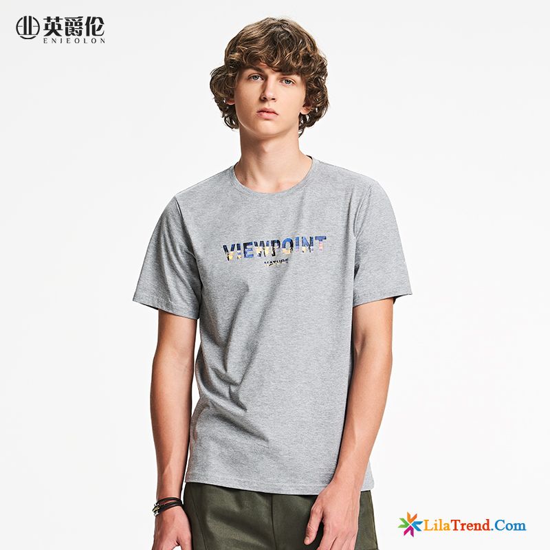 Hochwertige Herren T Shirts Herren Blau T-shirts Sommer Hülse Sale