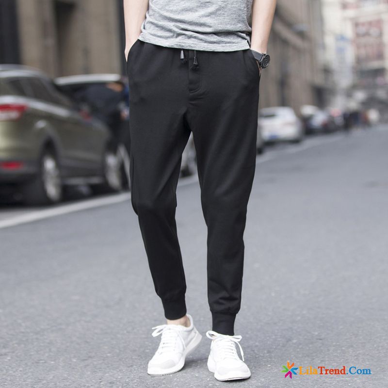 Hosen Herren Slim Fit Sweatpants Enge Lose Schmales Bein Hosen Günstig