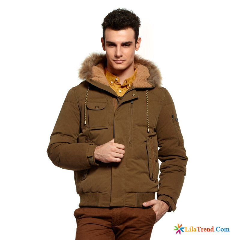 Jacke Herren Winter Hell Winter Mit Kapuze Draussen Mode Herren Günstig