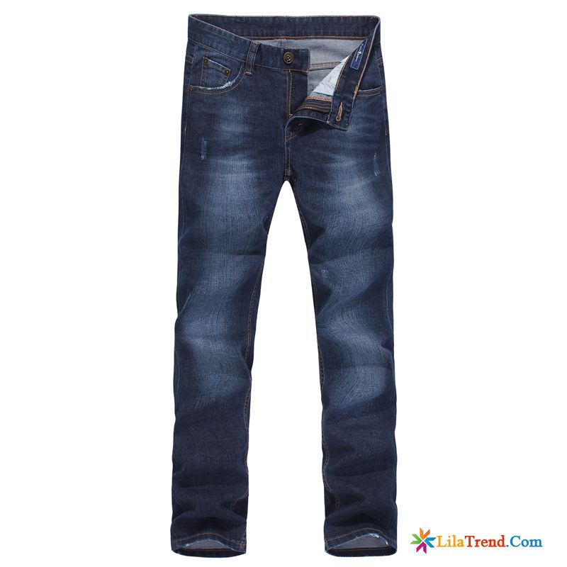 Jeans Herren Stretch Feder Wolf Ausgefranst Jeans Herren Günstig