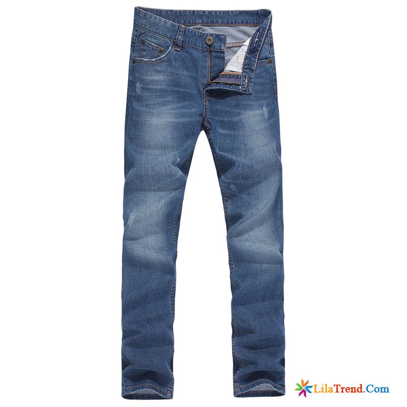 Jeans Herren Stretch Feder Wolf Ausgefranst Jeans Herren Günstig