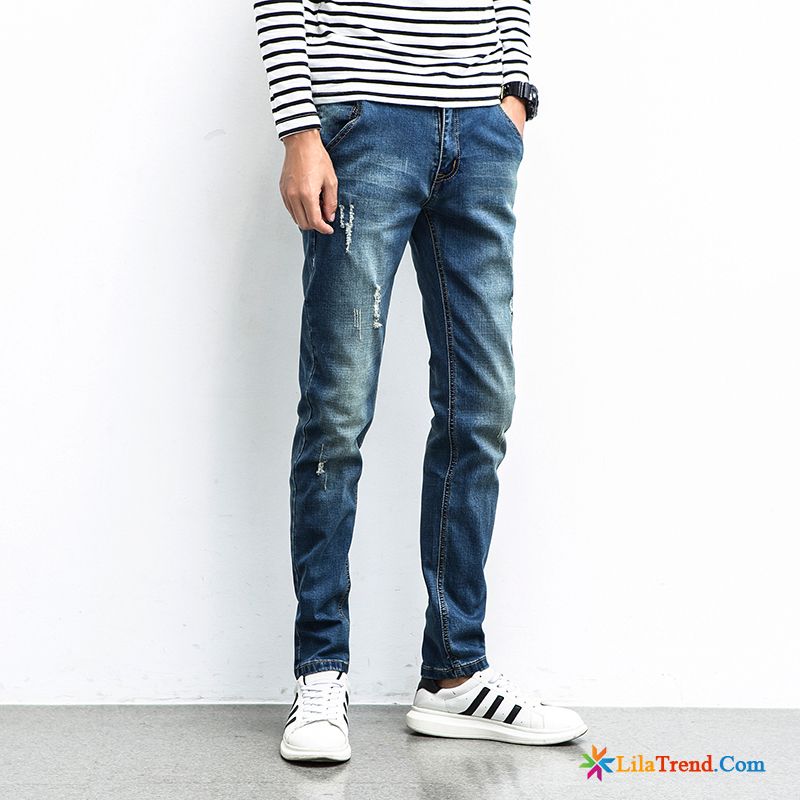 Jeans Jogginghose Männer Blond Hosen Herbst Schmales Bein Trend Elastisch Rabatt