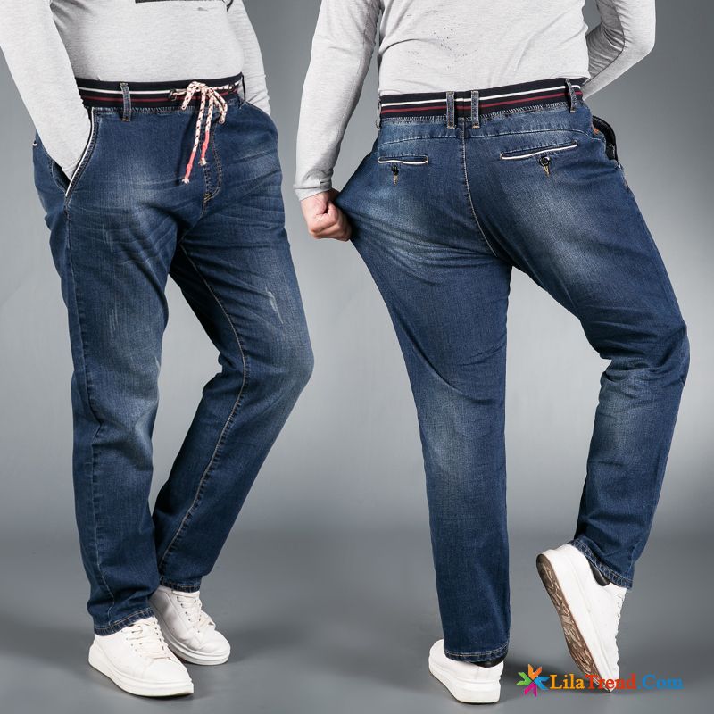 Jogging Jeans Männer Große Größe Herren Freizeit Feder Fett Günstig