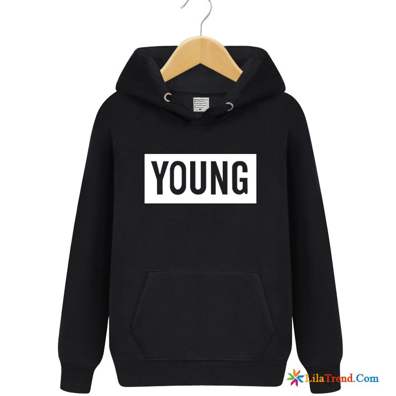 Kapuzenpulli Weihnachten Herren Brief Trendmarke Überzieher Schüler Hoodies Günstig