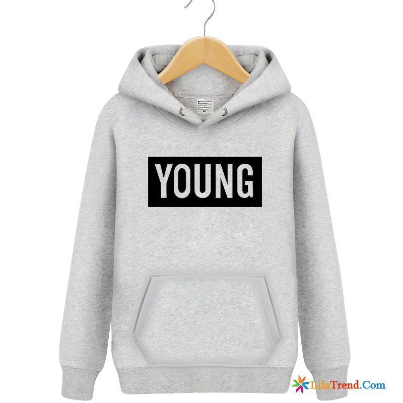 Kapuzenpulli Weihnachten Herren Brief Trendmarke Überzieher Schüler Hoodies Günstig