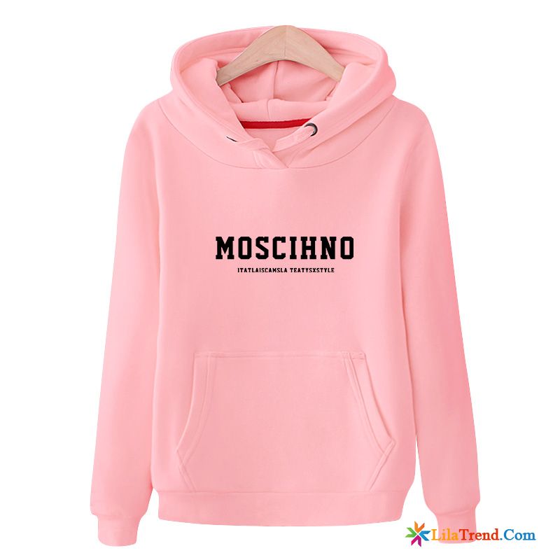 Kragen Kapuzenpullis Damen Drucken Lose Feder Hoodies Trend Kaufen