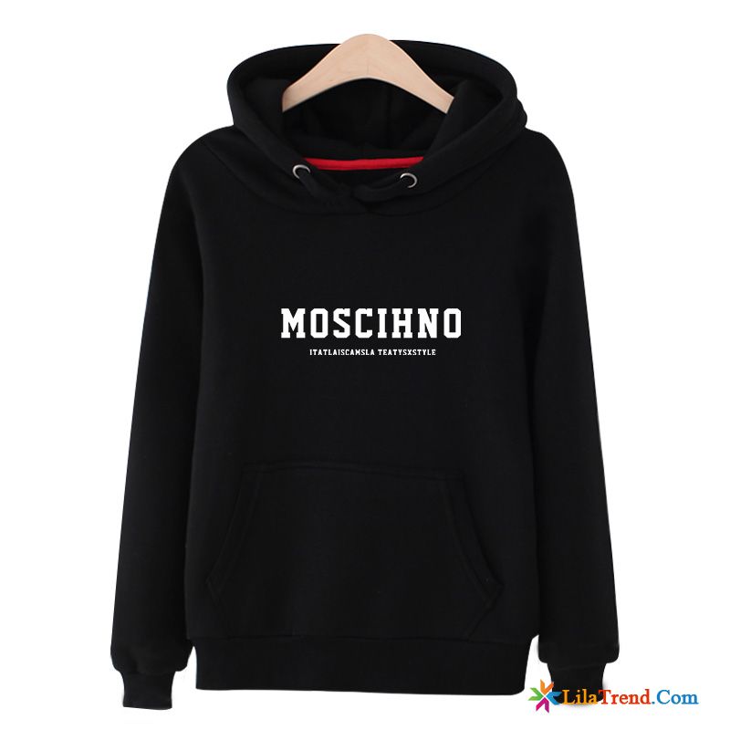 Kragen Kapuzenpullis Damen Drucken Lose Feder Hoodies Trend Kaufen