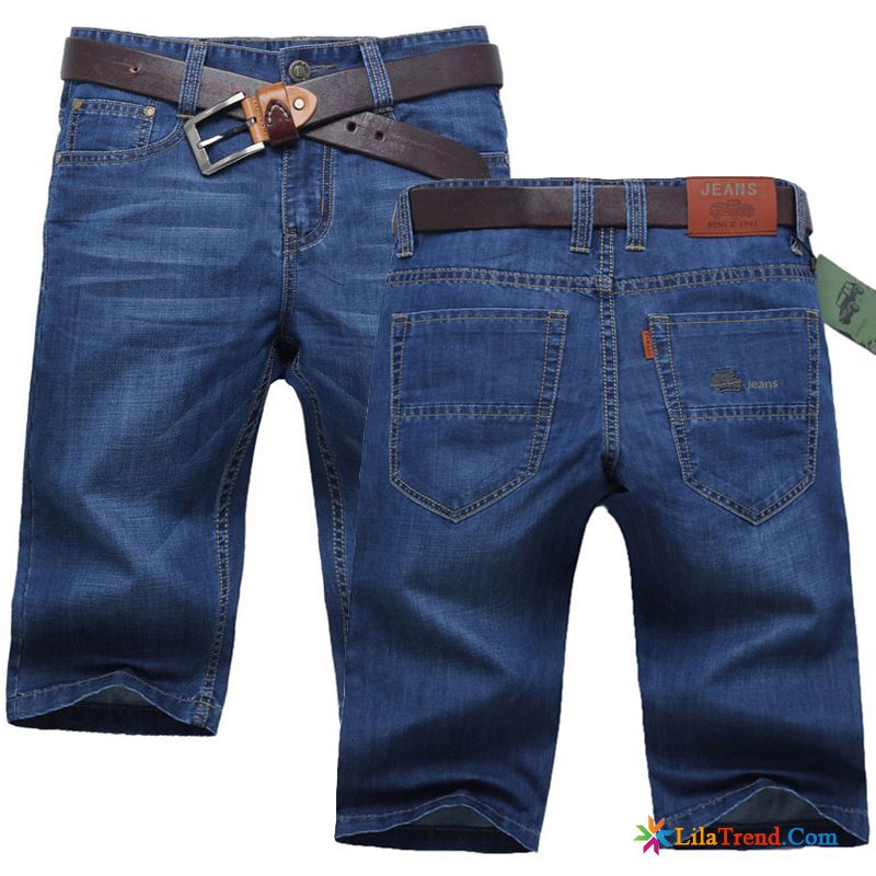 Kurze Hosen Günstig Herren Orangerot Denim Trend Freizeit Kurze Hose Ultra Sale