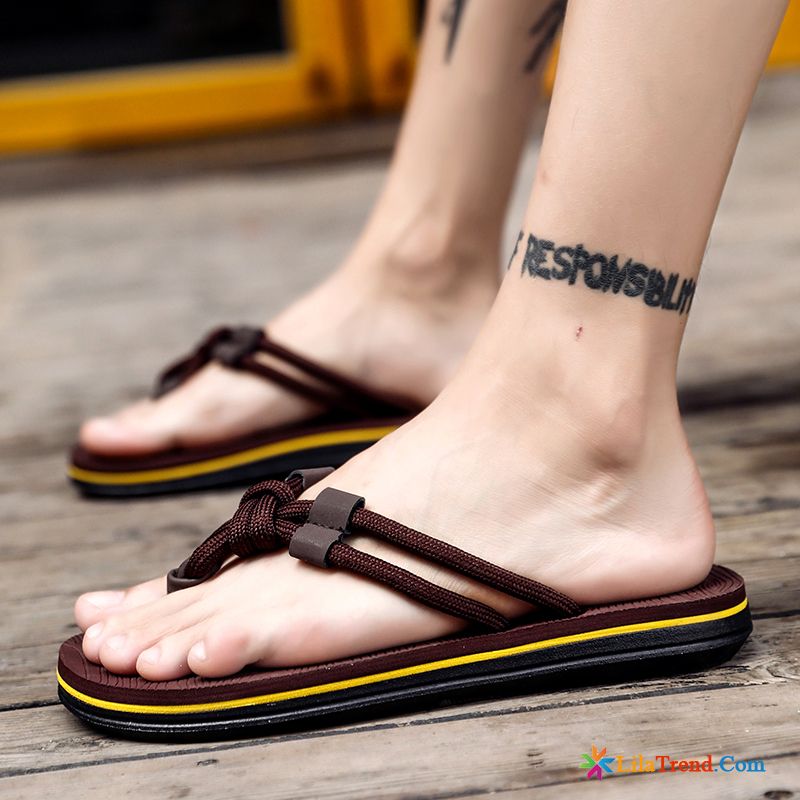 Kuschel Hausschuhe Herren Strand Rutschsicher Flip Flops Sommer Schwarz Kaufen