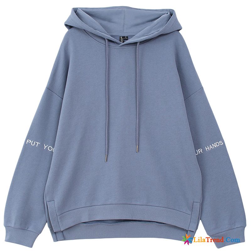 Lange Damen Kapuzenpullis Damen Lose Neu Hoodies Lila Günstig