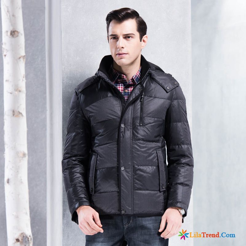 Lange Winterjacken Herren Herbst Herren Winter Wolf Daunenjacke Günstig