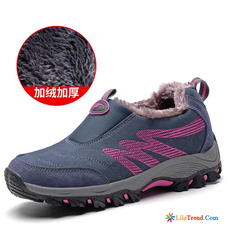 Lauf Schuhe Kaufen Flieder Plus Samt Blau Thermische Winter Sportschuhe Billig