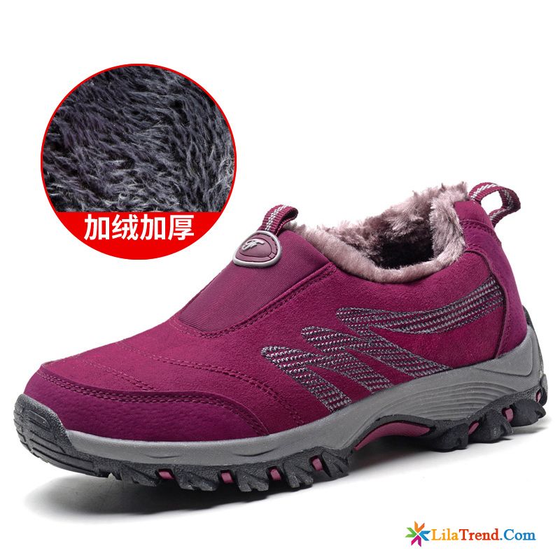 Lauf Schuhe Kaufen Flieder Plus Samt Blau Thermische Winter Sportschuhe Billig