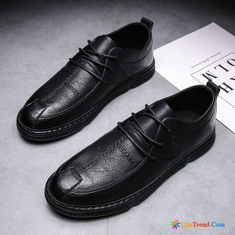 Leder Schuhe Hellbraun Casual Neue Schwarz Trend Lederschuhe Kaufen