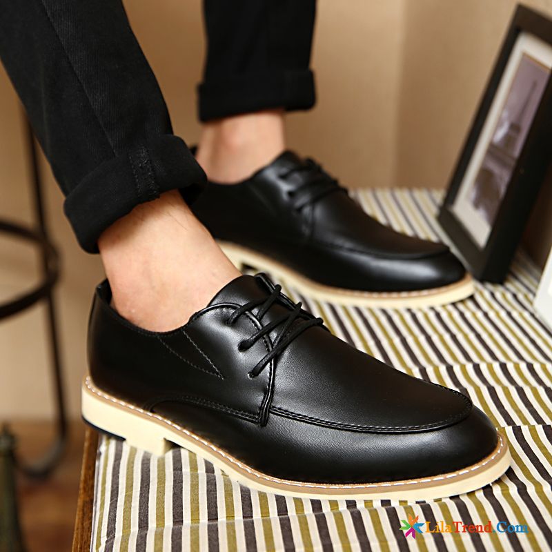 Leder Schuhe Weiß Neue Schuhe Feder Schwarz Formeller Anzug Verkaufen