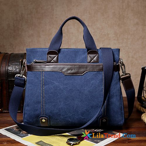 Leder Schultertasche Herren Taschen Trend Canvastasche Freizeit Herren Kaufen