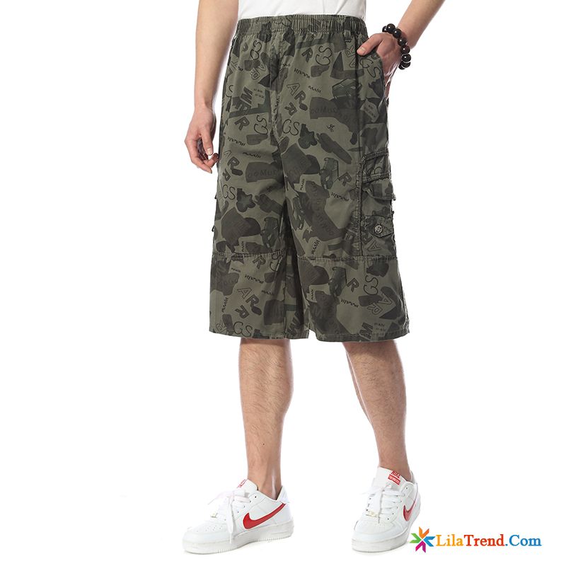 Leinenkurze Hosen Für Männer Beige Sommer Sport Herren Kurze Hose Mittleren Alters Günstig