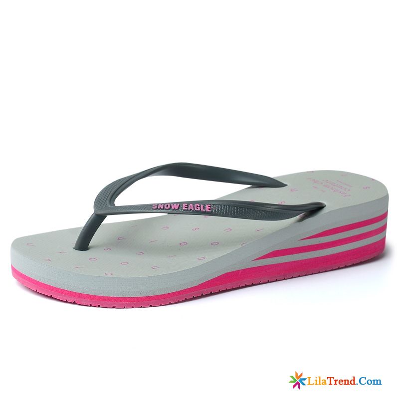 Lustige Damen Hausschuhe Hellrot Sommer Damen Flip Flops Schuhe Rutschsicher Günstig