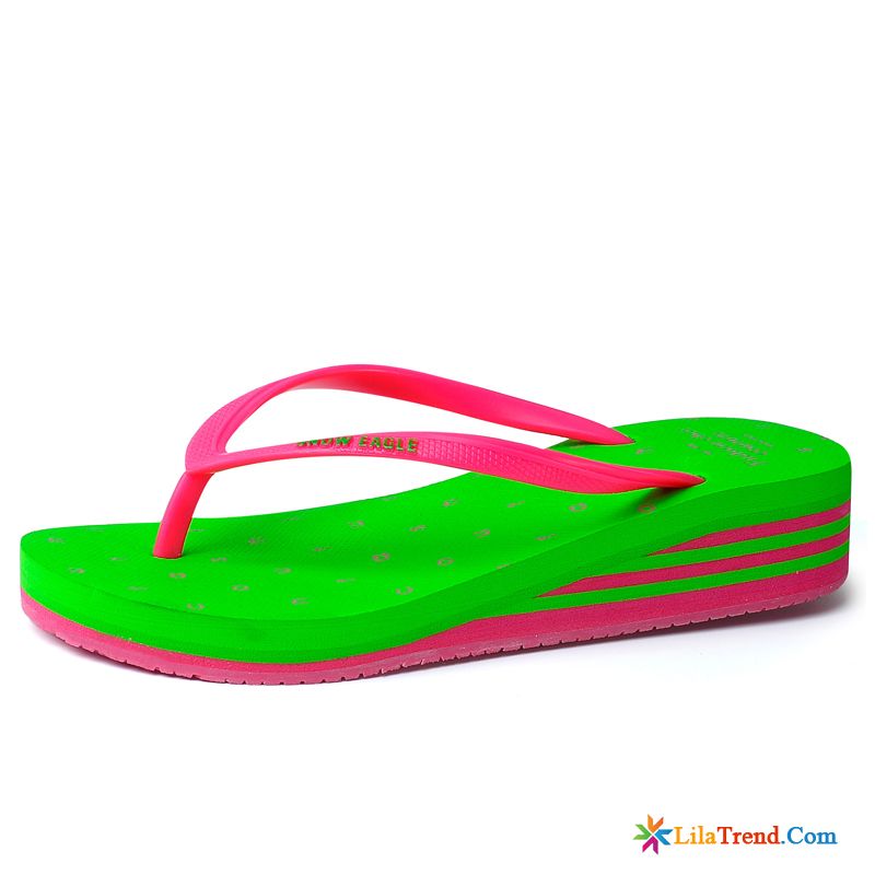 Lustige Damen Hausschuhe Hellrot Sommer Damen Flip Flops Schuhe Rutschsicher Günstig