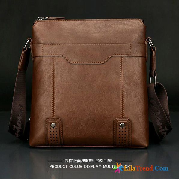 Messenger Bag Herren Leder Kupfer Ledertasche Taschen Messenger-tasche Herren Geschäft Billig