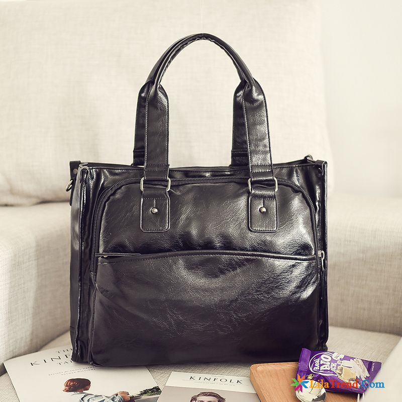 Messenger Tasche Herren Schultertaschen Schwarz Trend Messenger-tasche Geschäft Billig