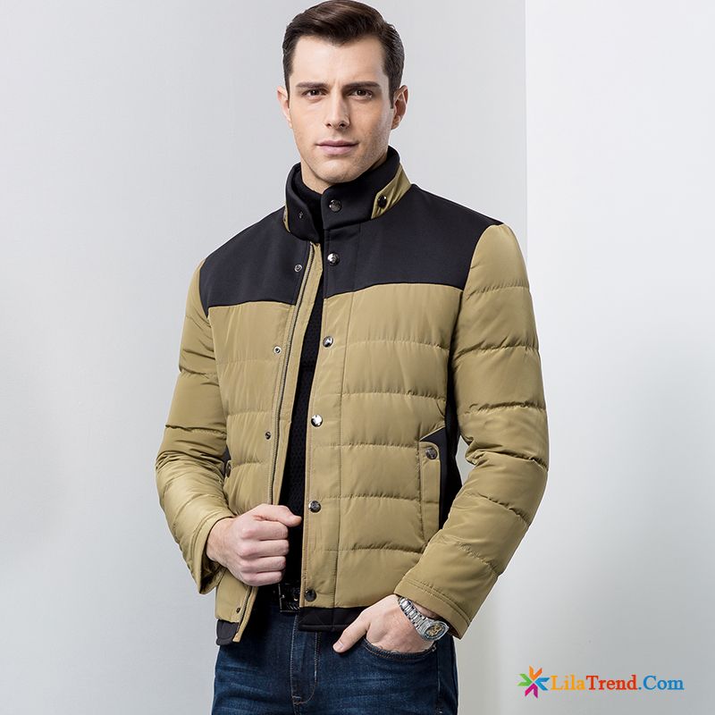 Mode Herren Daunenjacke Jugend Kurzer Absatz Daunenjacke Winter Mode Günstig