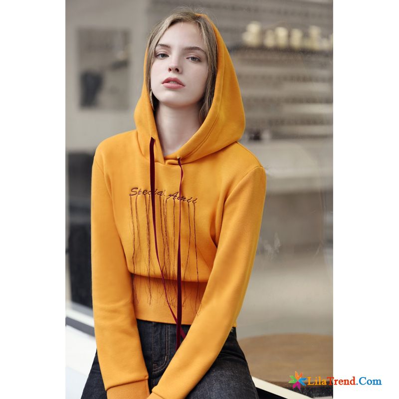 Mode Kapuzenpullis Damen Bestickt Mantel Hoodies Brief Neu Verkaufen