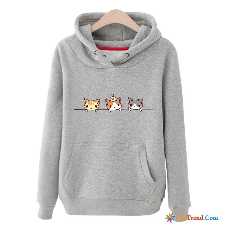 Mode Kapuzenpullis Für Damen Überzieher Dünn Feder Hoodies Trend